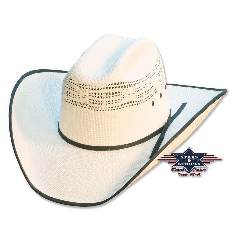 Ashton - Hvit Cowboyhatt
