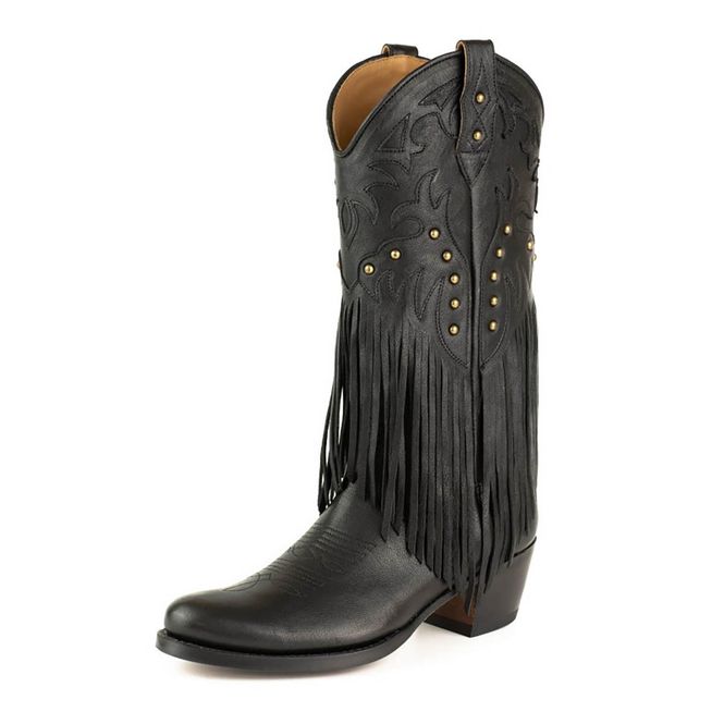 Hovedbilde Mayura Fado Negro Boots Med Frynser