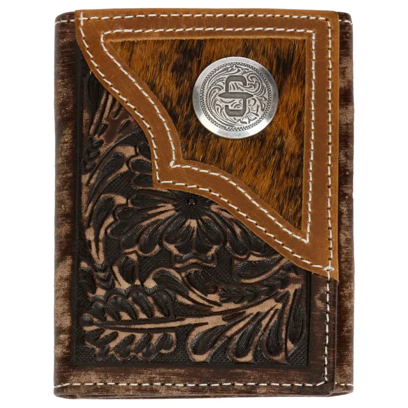 Stetson Lommebok Hair-On-Hide – brun lommebok i skinn