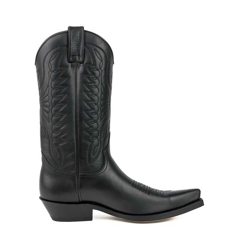Mayura 1920 Matt svarte cowboy boots