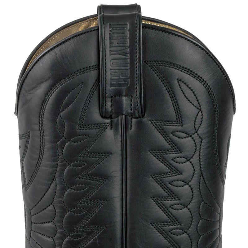 Mayura 1920 Matt svarte cowboy boots
