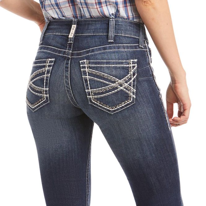 Hovedbilde Ariat R.E.A.L Mid Rise Entwined BootCut Jeans