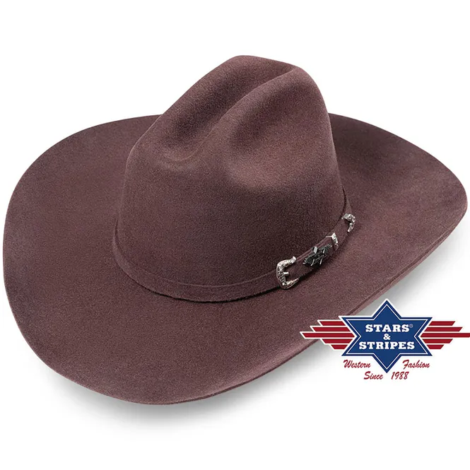 Hovedbilde Houston Brun Cowboyhatt