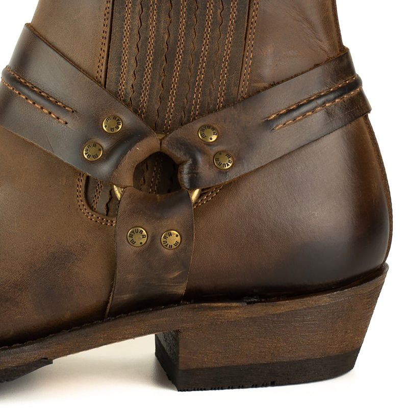 Mayura 1444 Harness Boots - Crazy Old Sadale Vintage