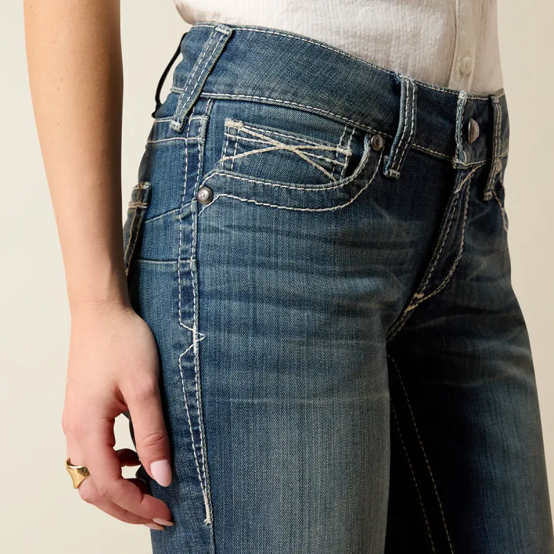 Ariat R.E.A.L. Mid Rise Icon Straight Leg Jeans