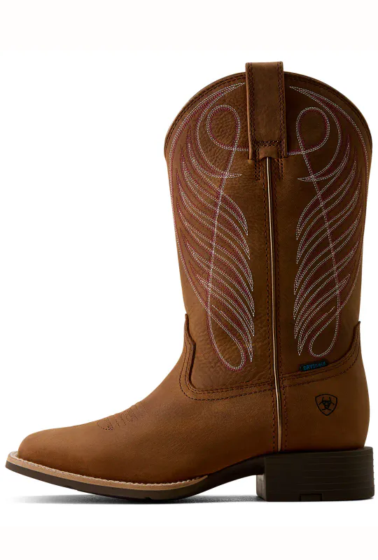 Round Up Waterproof Dameboots Reliable Brown