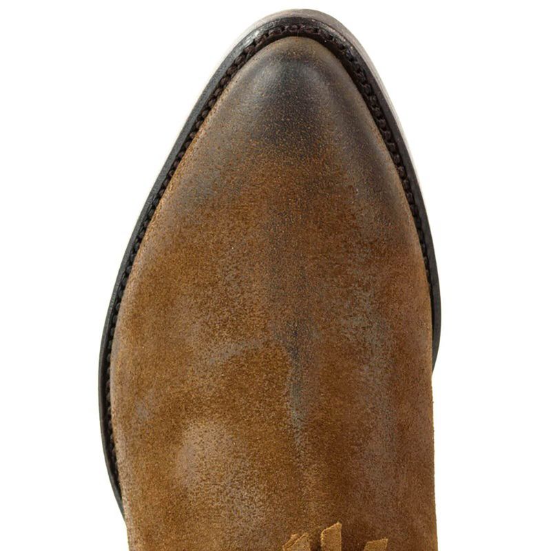 Mayura Atenea Ankelhøye Cowgirl Boots Med Frynser - Afelpado Tabaco 
