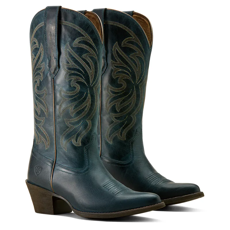 Ariat Heritage J Toe StretchFit Dame Boots - Fresh Denim