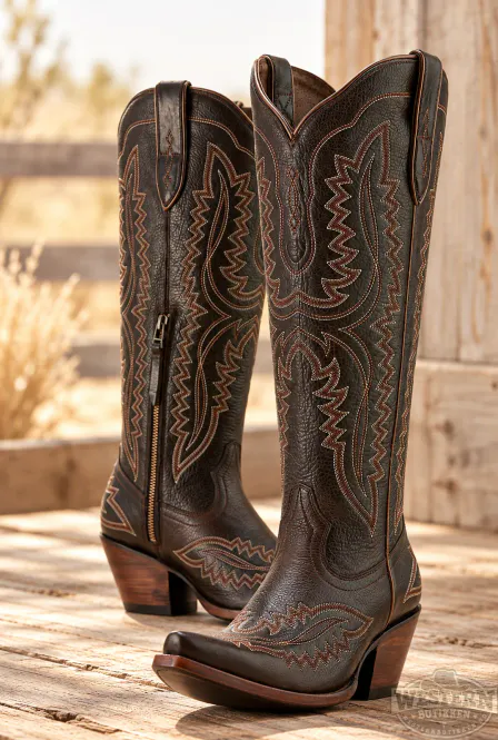 Hovedbilde Ariat Casanova X Toe Western Boots Rich Chocolate