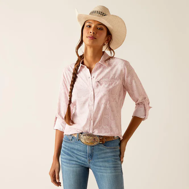 Hovedbilde Ariat VentTEK Pink Boa Westernskjorte